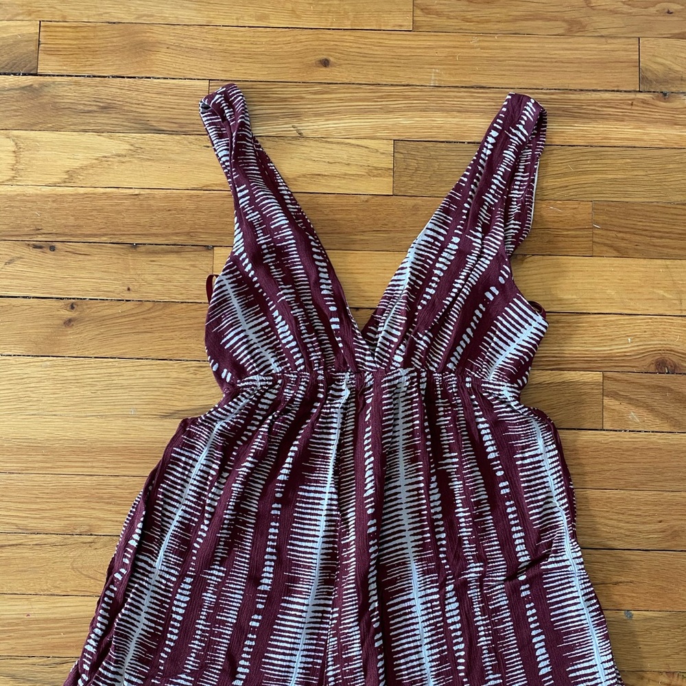 Patterned romper
